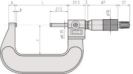 193-111 mikrometer digi 0-25