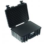 Outdoor kuffert (sort) med skum polstring (16,6 l)