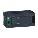 Tm241 plc kommunikation ethernet web server & modbus indgange 24 udgange 16 pnp forsyning 24 vdc