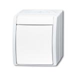 Ocean trykkontakt 1p ip44 hvid