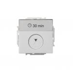 Timer (semi-komplet) 10a 5-480 min 1m hvid