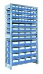 Kassereol rk grundsektion med 64 kasser - 32x400x117x90 16x400x234x90 16x400x234x140