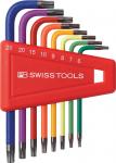 PB stiftnøglesæt Torx 6-25 RainBow
