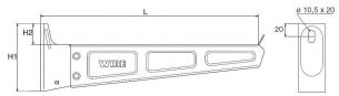 Konsol 50i 100mm fzs