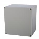 Kasse alu 230x330x180 aluminium grå