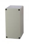 Kasse alu 230x401x180 aluminium grå