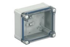 Kasse polycarbonat 192x164x105 klart låg