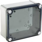 Kasse polycarbonat 291x241x88 klart låg