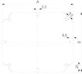 Montageplade isoleret 192x164