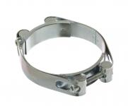 Galv power clamp 35 - 45mm med dob bolt