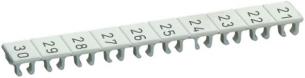Mærke stribe 9705a/5/10b 21-30 hvid