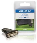 sort hun 1-pin 24 dvi-d - hun hdmi adapter ethernet med hdmi speed high