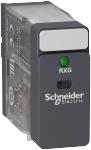 Rxg stikbensrelæ med led 1 c/o 10a og 230vac