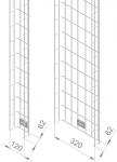 Enoc lodret gitter kabel management khvn l