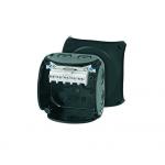 Kvik 93x93mm sort m20 5x1,5-2,5mm2 ip66 / 67
