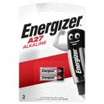 Se Energizer Alkaline A27 2 pack - Batteri hos Elvvs.dk