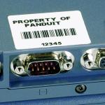 Hvid polyester label 200/kassette
