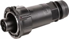 Rst50i5 stik hun skrue sort ø=15-25mm