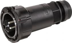 Rst50i5 stik han skrue sort ø=15-25mm