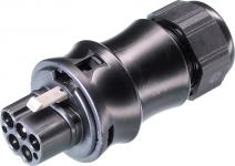Rst20i5 stik han skrue sort ø=6-10mm