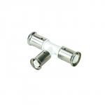 Henco pres tee pvdf reduceret 63 x 40 x 63 mm