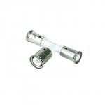 Henco pres tee pvdf reduceret - 2 afgreninger 26 x 32 x 26 mm