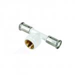 Henco pres tee pvdf med indvendig gevind 63 x 2 x 63 mm