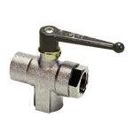Kuglehane 3 vejs indv bspp uden lukke funktion - g3/4 - dn : 18mm 0483