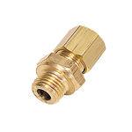 Lige union udv bspp gevind - ød : 10mm - m16x1,25 0101