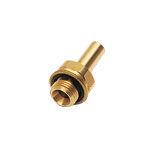 Indstiksnippel udv bspt gevind - ød : 6mm - g1/8 0128