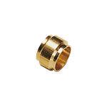 Bøsning messing - ød : 22mm 0124