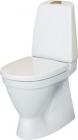 toiletsæde softclose med - mm 650x345 - ceramicplus m skyllerand åben m 1500 nautic wc gustavsberg