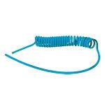 Spiralslange pu 2m 10mm blå 1460u