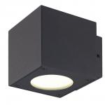 grafitgr 3000k led 3w x 2 vglampe udendrs 230v cianna 4021 nordtronic