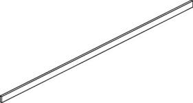 Pe-skinne Cu3x10 10m 0598-1000