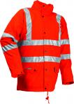 Regnjakke vinter flammehæmmende hi-viz orange str 4xl
