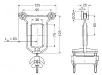 Medbringervogn for fladkabel 0313284