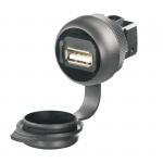 Indbygningsstik usb 2.0 typ a-b