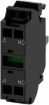 Kontaktmodul med 1 kontakt element 1no fjeder terminal