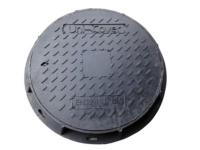 Uni-Cover 600 mm karm/dæksel, rund, fast, 12,5 t, plast