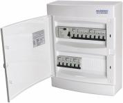Malmbergs UG12 færdigmonteret gruppetavle IP40 HPFI 40A 4P, 16A C, 13A C og 3x13A C