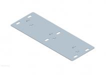 Bundplade 200x1mm zinc+