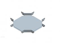 X-stykke 60hx400x1mm zinc+