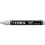 Lyra oliekridt 797 hvid med papir 12 stk/pak