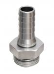 Kabi swirvel 1 med ø19mm slangestuds