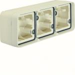 Underlag trippel vandret hvid w1