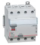 Dx3 rccb fejlstrømsafbryder 40a 4pol 300ma type-a-s 4m 10ka
