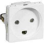 hvid modul 0 1 jord m stikkontakt fuga lk