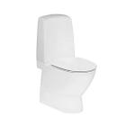 Se Ifö Spira Art Toilet 6240 uden skyllekant - 4/2 liter skjult S-lås m/Ifö Clean - 650x355 mm. til limning hos Elvvs.dk