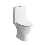 6: Laufen Kompas toilet med skjult S-lås. Åben skyllerende. Til limning. Ekskl. Multikvik
